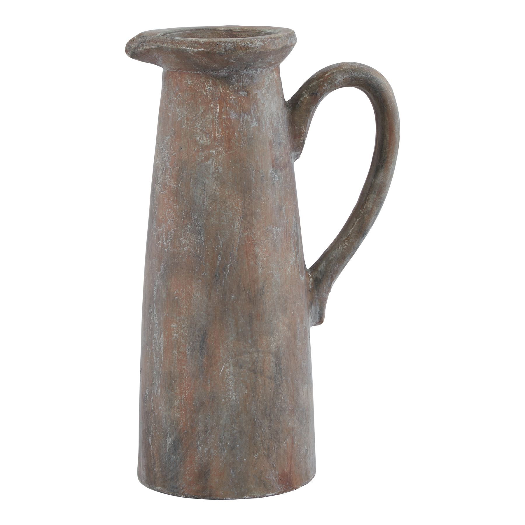 Terra Umber Brown Rustic Tall Jug
