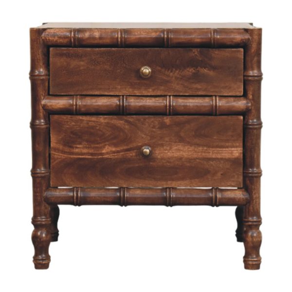 Coastal Almond Haven Bedside Table