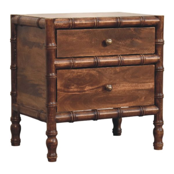 Coastal Almond Haven Bedside Table