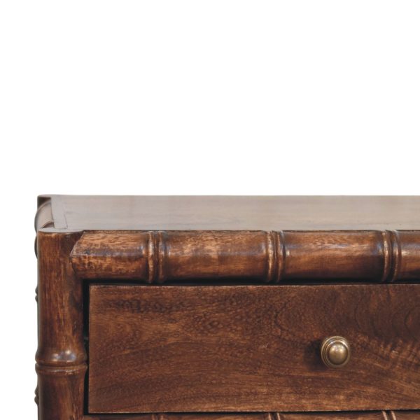 Coastal Almond Haven Bedside Table