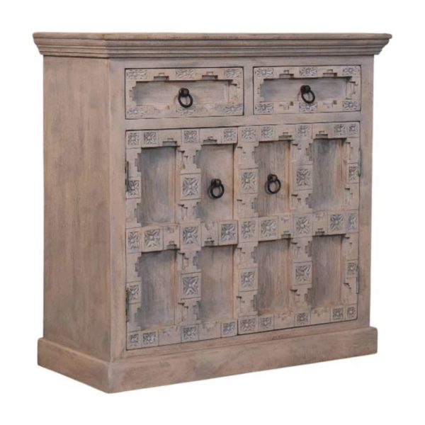 Lattice Acid Wash Elegance Sideboard