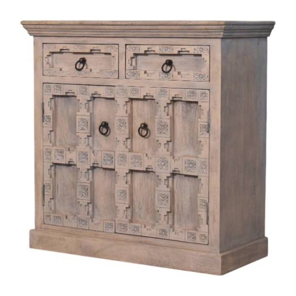 Lattice Acid Wash Elegance Sideboard