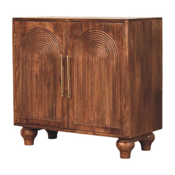 Arcadian Almond Groove Cabinet