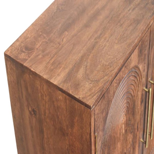 Arcadian Almond Groove Cabinet