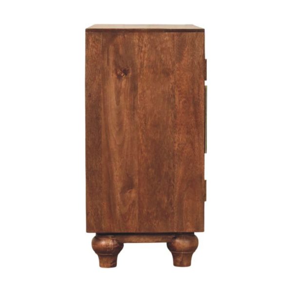 Arcadian Almond Groove Cabinet