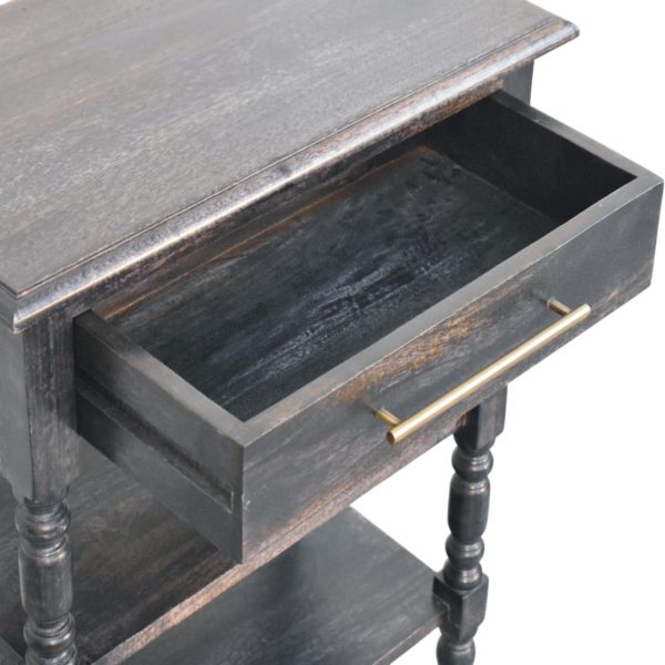 Stonewash Ash Heritage Side Table