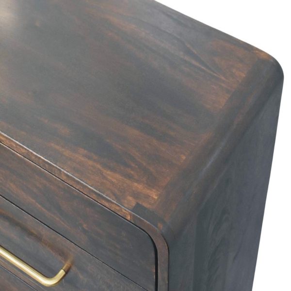 Mocha Elegance 8-Drawer Chest