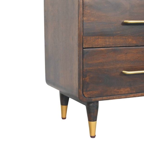 Mocha Elegance 8-Drawer Chest