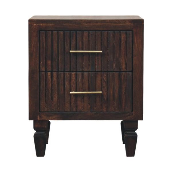 Regal Mocha Grace Bedside Table