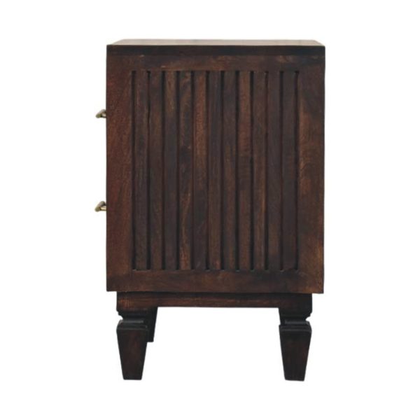 Regal Mocha Grace Bedside Table