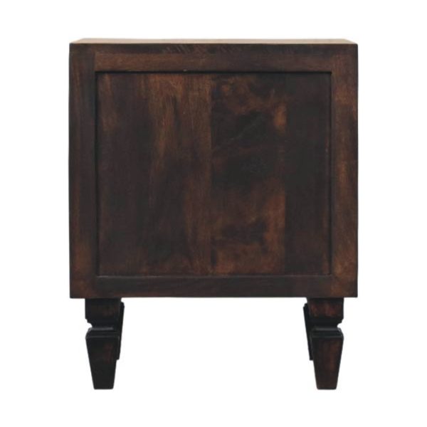 Regal Mocha Grace Bedside Table