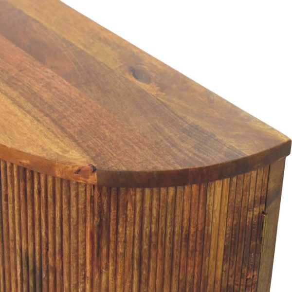 Fluted Amber Luxe Sideboard