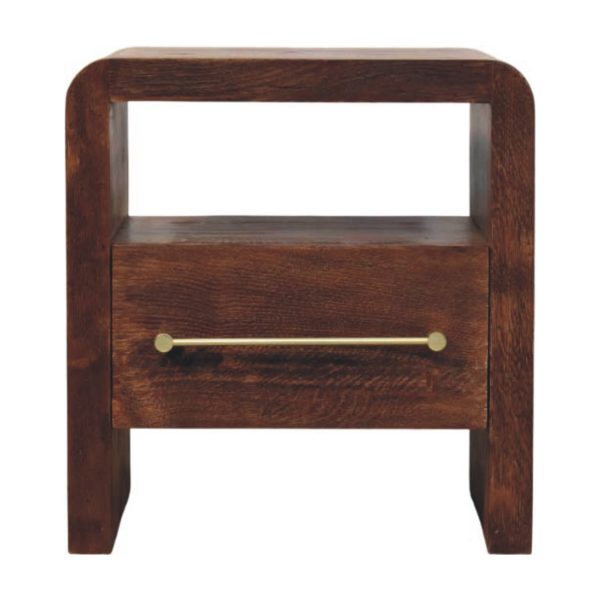 Odense Tiger Oak Bedside Table