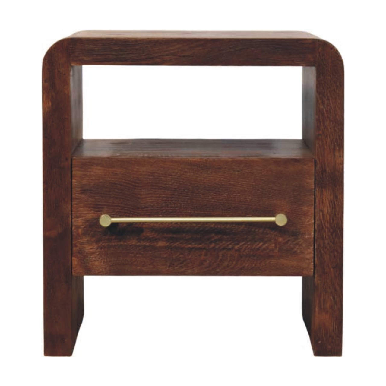 Odense Tiger Oak Bedside Table