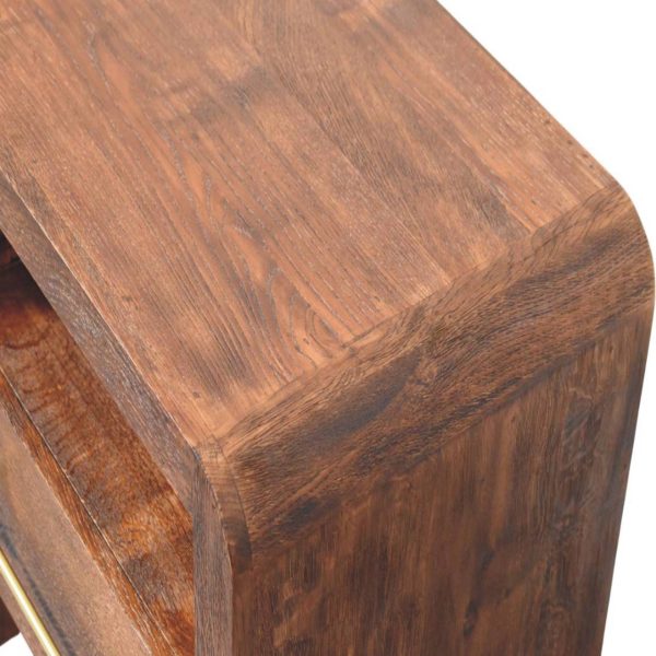 Odense Tiger Oak Bedside Table