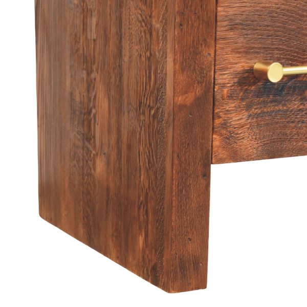 Odense Tiger Oak Bedside Table