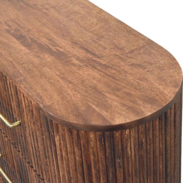 Fluted Almond Grande Chest