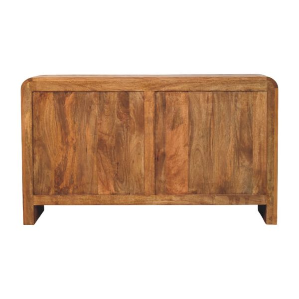 Smoked Oak Brass Grande Chest