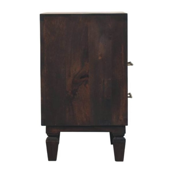 Lavore Mocha Block Bedside Table