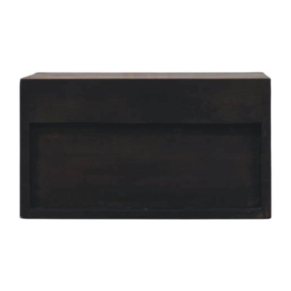 Lavore Mocha Block Wall-Mounted Bedside Table
