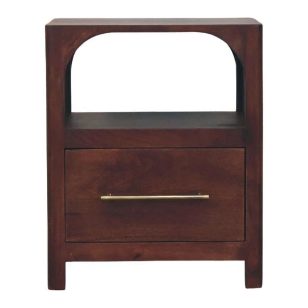 Winewood Arched Harmony Bedside Table