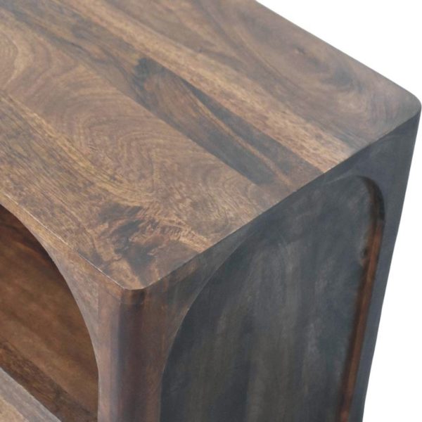 Rich Almond Arched Harmony Bedside Table